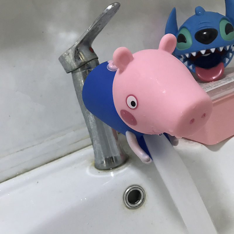Cartoon Image Silicone Sink Kids Faucet Extender Water Diverter