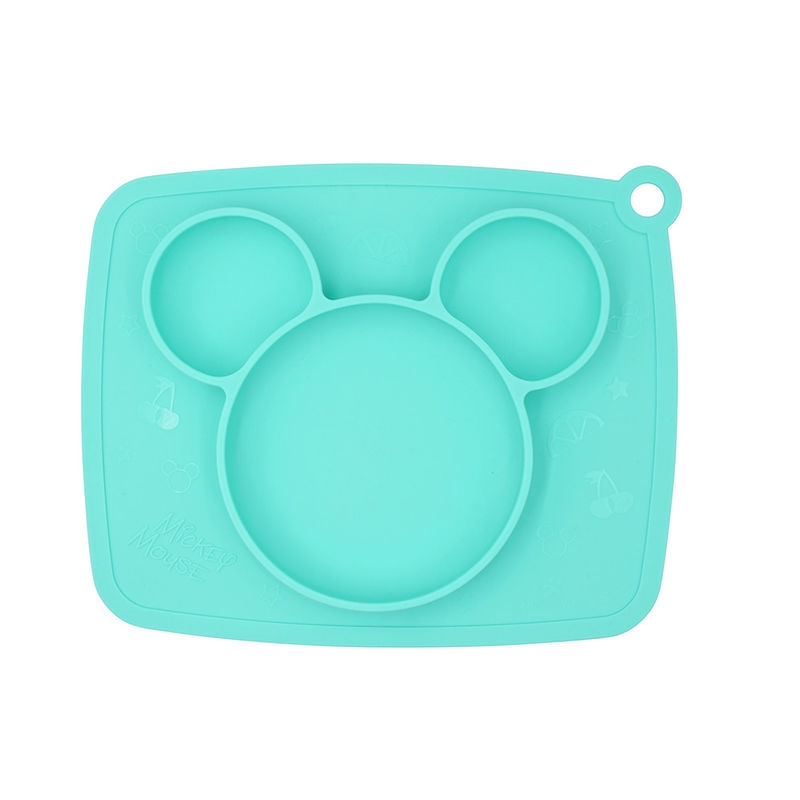 Toddler Portable Non Slip Silicone Suction Plates For Children
