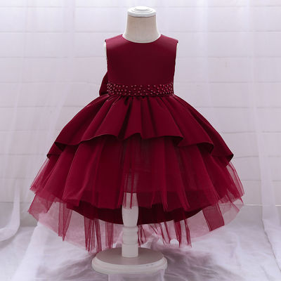 多彩で柔らかいひだは12歳のための赤ん坊の王女をひもで締めるDresses
