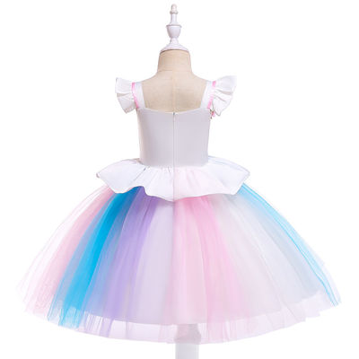 ポリエステル ビスコースのDress Size混合のユニコーンのテュルの王女110cm